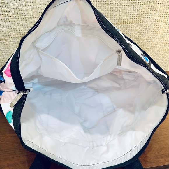 🌟HP🌟2012 LeSportsac Large Travel Tote Nylon Multicolor Floral Tuileries Print - Picture 9 of 15